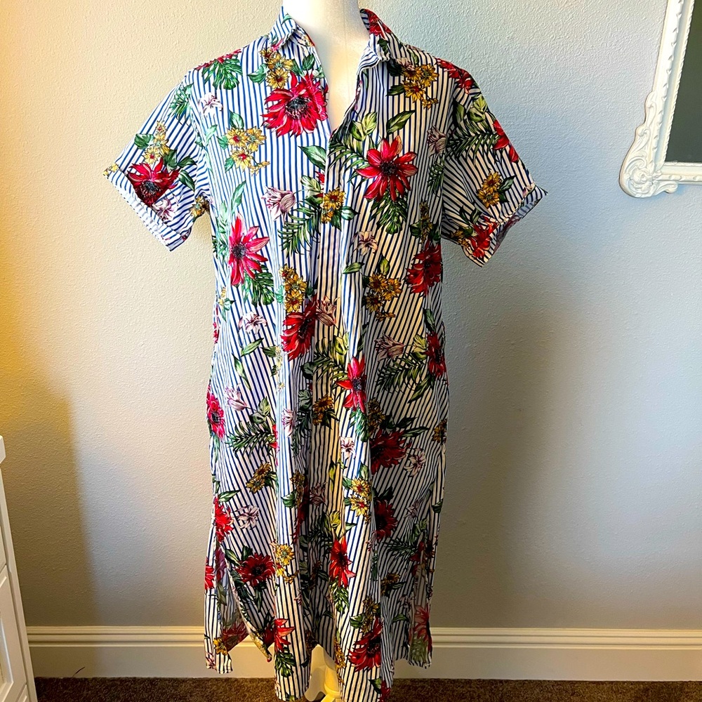Zara shirt dress